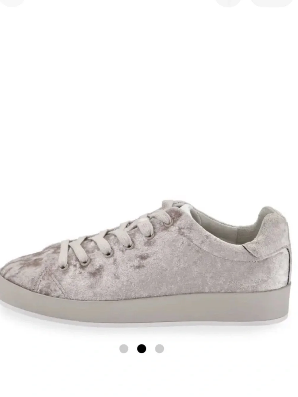 Rag & Bone Crusher Dove Velvet Classic Sneakers, Size 10, New without Tag